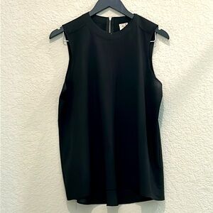 Black sleeveless Top Paper crane size L black